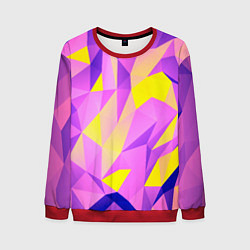 Свитшот мужской Texture, цвет: 3D-красный