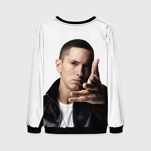 Мужской свитшот Eminem / 3D-Черный – фото 2