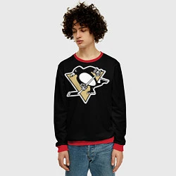 Свитшот мужской Pittsburgh Penguins: Malkin, цвет: 3D-красный — фото 2