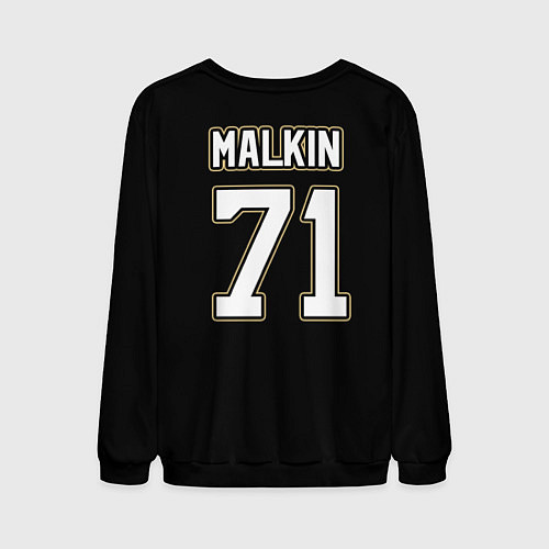 Мужской свитшот Pittsburgh Penguins: Malkin / 3D-Черный – фото 2