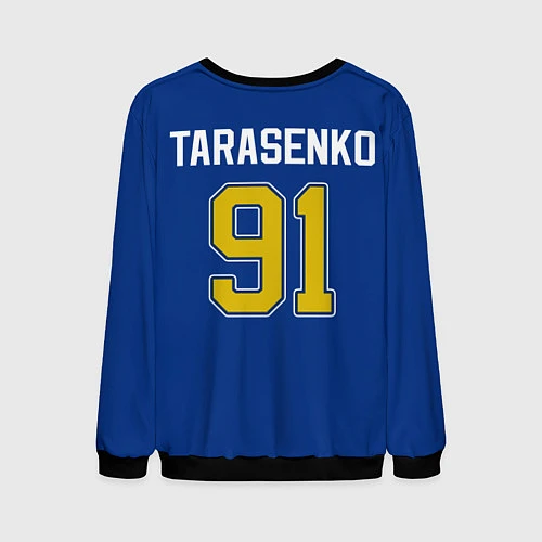 Мужской свитшот St Louis Blues: Tarasenko 91 / 3D-Черный – фото 2