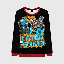 Свитшот мужской Enter Shikari: Street style, цвет: 3D-красный