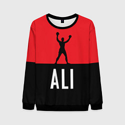 Свитшот мужской Ali Boxing, цвет: 3D-черный