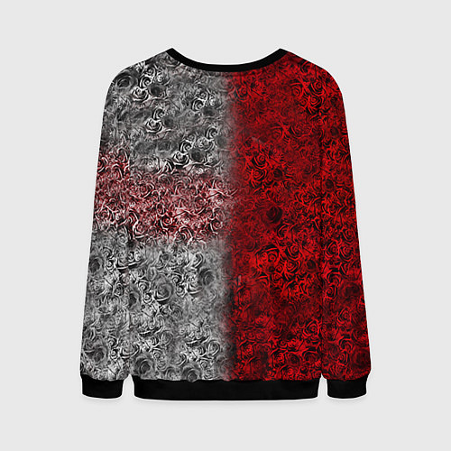 Мужской свитшот Pirate Station: Flowers / 3D-Черный – фото 2