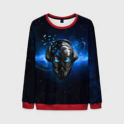 Свитшот мужской Pirate Station: Blue Space, цвет: 3D-красный