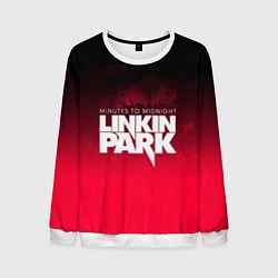 Свитшот мужской Linkin Park: Minutes to midnight, цвет: 3D-белый