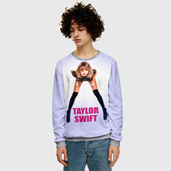 Свитшот мужской Taylor Swift, цвет: 3D-меланж — фото 2