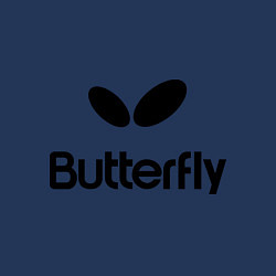 Свитшот хлопковый мужской Butterfly Logo, цвет: тёмно-синий — фото 2