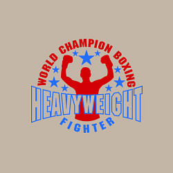 Свитшот хлопковый мужской Heavyweight Fighter, цвет: миндальный — фото 2