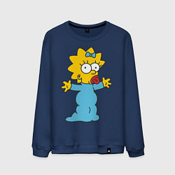 Мужской свитшот Maggie Simpson