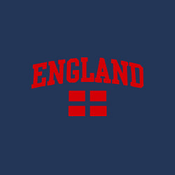 Свитшот хлопковый мужской England Football, цвет: тёмно-синий — фото 2