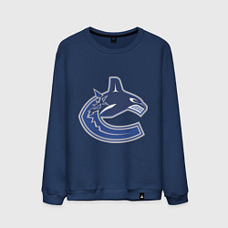 Свитшот хлопковый мужской Vancouver Canucks, цвет: тёмно-синий