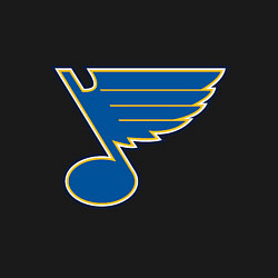 Свитшот хлопковый мужской St Louis Blues, цвет: черный — фото 2