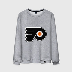 Свитшот хлопковый мужской Philadelphia Flyers, цвет: меланж