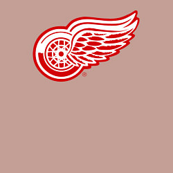 Свитшот хлопковый мужской Detroit Red Wings, цвет: пыльно-розовый — фото 2