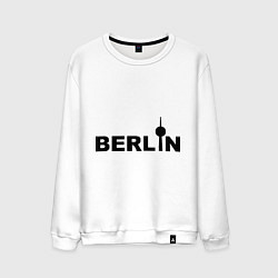Свитшот хлопковый мужской Берлин, цвет: белый