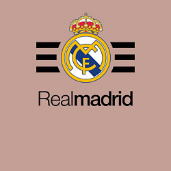 Свитшот хлопковый мужской Real Madrid Lines, цвет: пыльно-розовый — фото 2