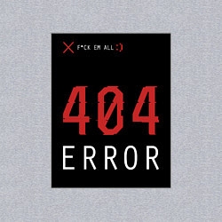 Свитшот хлопковый мужской 404 Error, цвет: меланж — фото 2
