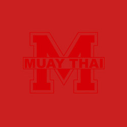 Свитшот хлопковый мужской M: Muay Thai, цвет: красный — фото 2