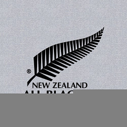 Свитшот хлопковый мужской New Zeland: All blacks, цвет: меланж — фото 2