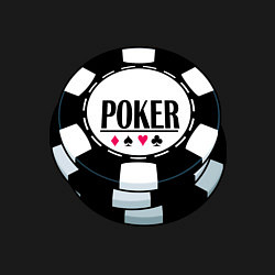 Свитшот хлопковый мужской Poker, цвет: черный — фото 2