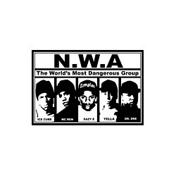 Свитшот хлопковый мужской NWA, цвет: белый — фото 2