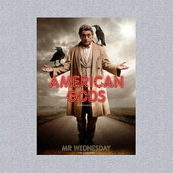 Свитшот хлопковый мужской American Gods: Mr. Wednesday, цвет: меланж — фото 2