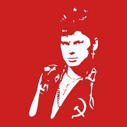 Свитшот хлопковый мужской Юрий Клинских, цвет: красный — фото 2