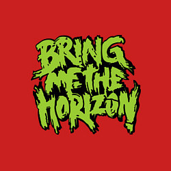 Свитшот хлопковый мужской Bring me the horizon, цвет: красный — фото 2