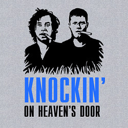 Свитшот хлопковый мужской Knockin on heaven's door, цвет: меланж — фото 2