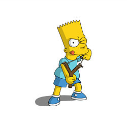 Свитшот хлопковый мужской Bad Bart, цвет: белый — фото 2