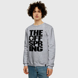 Свитшот хлопковый мужской The Offspring, цвет: меланж — фото 2
