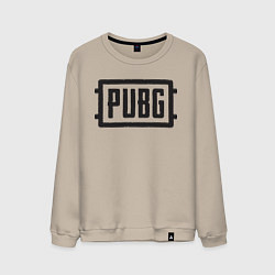 Свитшот хлопковый мужской PUBG, цвет: миндальный