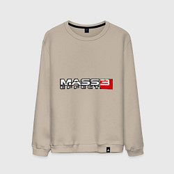 Свитшот хлопковый мужской Mass Effect 3, цвет: миндальный