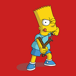 Свитшот хлопковый мужской Bart Bully, цвет: красный — фото 2