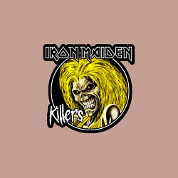 Свитшот хлопковый мужской Iron Maiden Killers, цвет: пыльно-розовый — фото 2