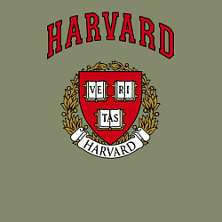 Свитшот хлопковый мужской Harvard university, цвет: авокадо — фото 2