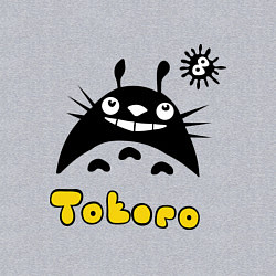 Свитшот хлопковый мужской Totoro тоторо, цвет: меланж — фото 2