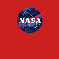 Свитшот хлопковый мужской NASA: Cosmic Logo, цвет: красный — фото 2