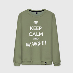 Мужской свитшот Keep Calm & WAAAGH