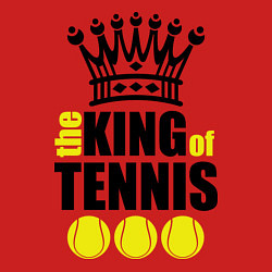 Свитшот хлопковый мужской King of tennis, цвет: красный — фото 2