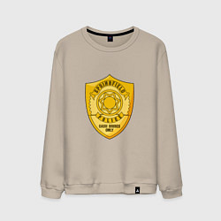 Свитшот хлопковый мужской Полиция Спрингфилда, цвет: миндальный