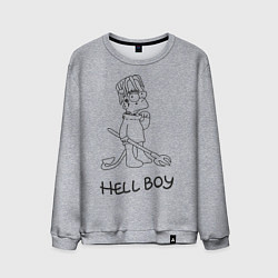 Мужской свитшот Bart: Hell Boy