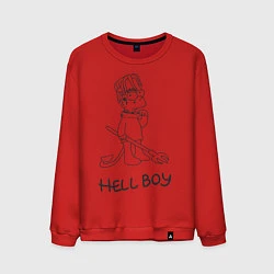 Мужской свитшот Bart: Hell Boy