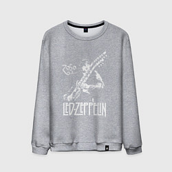 Свитшот хлопковый мужской Led Zeppelin, цвет: меланж