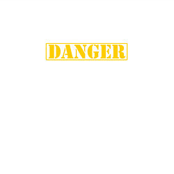 Свитшот хлопковый мужской Danger, цвет: белый — фото 2