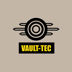 Свитшот хлопковый мужской Vault-tec, цвет: миндальный — фото 2