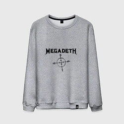 Мужской свитшот Megadeth Compass