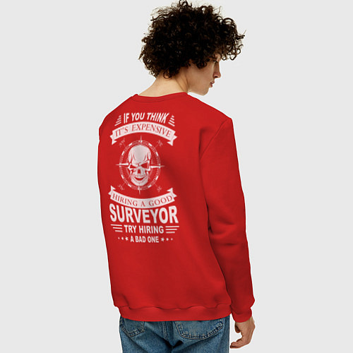 Мужской свитшот It's Expensive Surveyor / Красный – фото 4