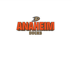 Свитшот хлопковый мужской Anaheim Ducks, цвет: белый — фото 2